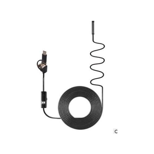 3-IN-1 Type-C & Micro USB & PC Inspection Eorescope Camera 8mm Waterproof IP67 2.0 MegaPixel