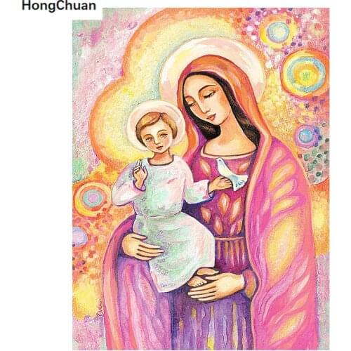 Fast delivery DIY 5D square/round diamond embroidery character diamond painting cross stitch mosaic home decoration gifts