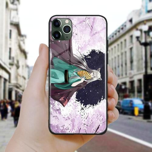 Kamisama hajimemashita tomoe Soft Silicone Glass Phone Case Cover Shell For iPhone SE 6 6s 7 8 Plus X XR XS 11 12 Mini Pro Max