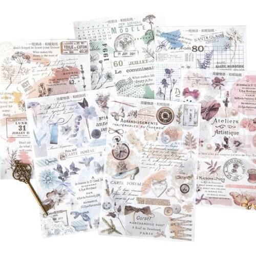 Free shipping 20packs Japanese Romantic store paper stickers Children Stationery Scrapbooking Christmas Sticker