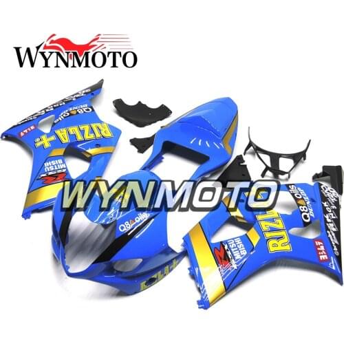 Complete Fairings Kit For GSXR1000 2003-2004 03 04 K3 Injection ABS Plastics Fairings Cover Blue Yellow Bodywork Cowlings Frames