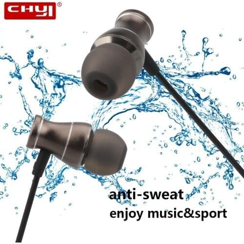 CHYI Wired In Ear Earphone Handsfree Magnetic Hifi Line Control Waterproof Headset Earbud GiftFor Boy Girl Friend Bass Earphones