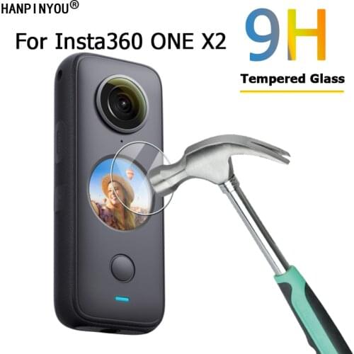 For Insta360 ONE X2 9H 2.5D HD Clear Action Camera LCD Screen Tempered Glass Protector Film For Insta 360 ONEX2
