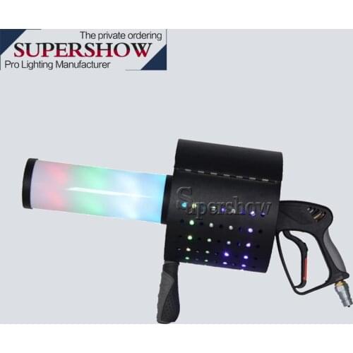 Handhold Jet CO2 Jet Machine Colorful RGB CO2 Fog Spray Cannon dj disco stage Stage equipment