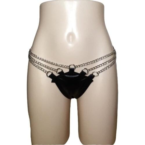 Sexy Womens Chained Waist Thong Erotic Kinky Underwear Knickers Lingerie Fantasy Night Club Wear Pole Dance Outfit