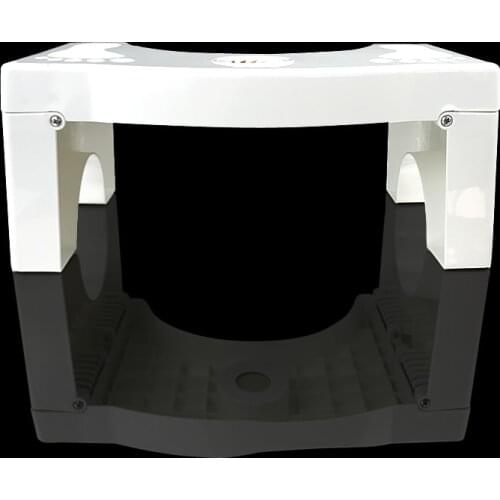 Folding White Toilet Stool Bathroom Toilet Stool