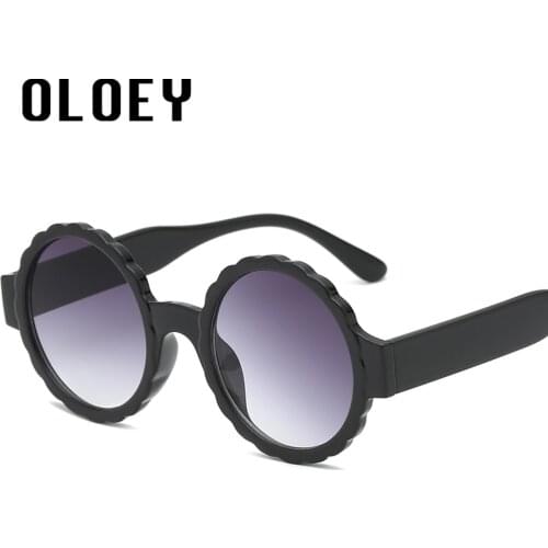 Fashion Luxury Round Sunglasses Men Ultralight Eyewear Frame Sun Glasses Travel Anti-UV Goggles Women Glasses UV400