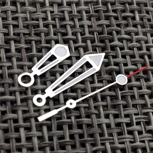 Green Luminous Watch Hands For SKX007/ SBBN, NH35A/ NH36A Movement Watch Pointer Needle Kit Accessories