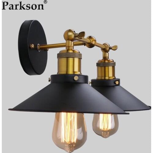 Led Wall Lamp Retro Vintage Sconce Wall Light Fixture E27 Wandlamp Industrial Decor Bedside Lamp Bar Living Room Bedroom Light