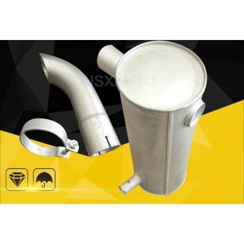 Excavator thick muffler exhaust pipe Clamp U-shaped screw excavator accessories For KATO HD HD512 HD450