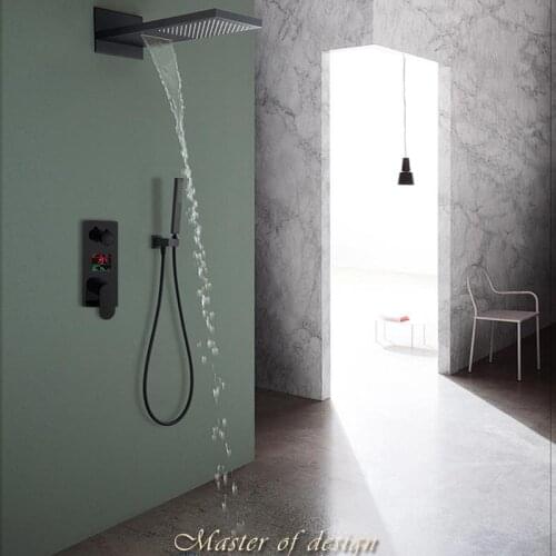 Vidric Black Shower Faucets