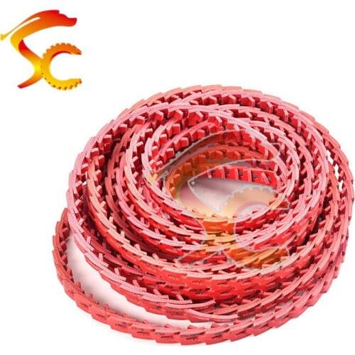 1meters without the Nail C width 22mm color orange polyurethane v-belt Free Shipping