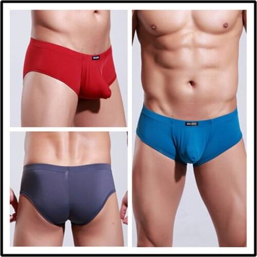 1 pieces/lot) nylon and spandex mens underwear U convex small boxer shorts boxers for men free shipping