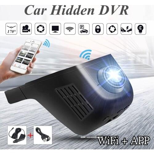 10Pcs/Lot 1080P WiFi 170 Hidden Car DVR Dash Camera Video Recorder G-Sensor Hobbies