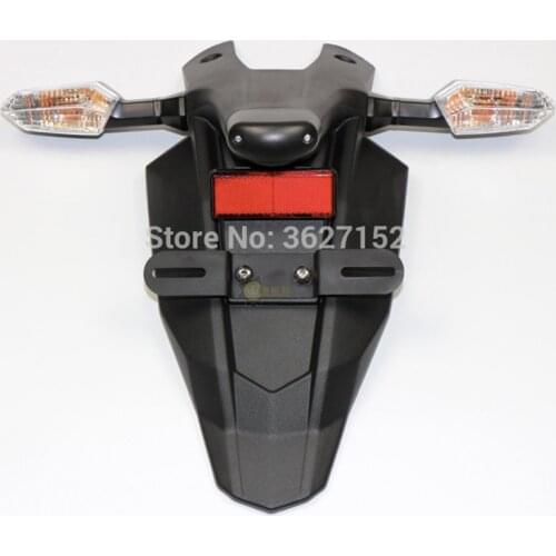 Mudguard Rear Fender Turn Signal Taillight License Plate Holder Set For Kawasaki Z800 13-16 Ninja 650R ER6F ER6N 06-16