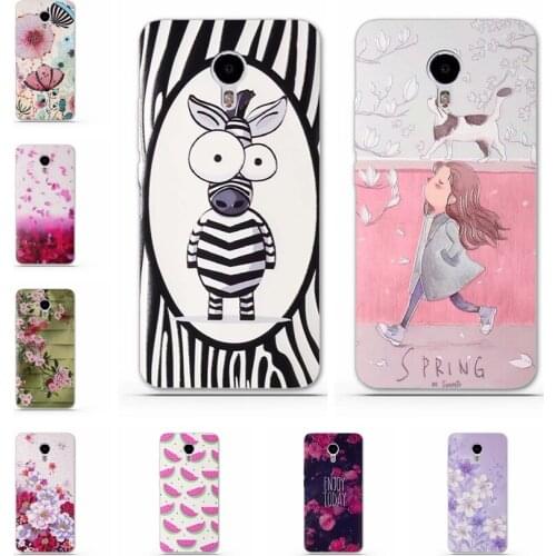 Phone Case for Meizu M3 Note Soft Silicone TPU Cute Cat Painted Back Cover for Meizu M3 Note Case Cover for Meizu M3 Note Cases