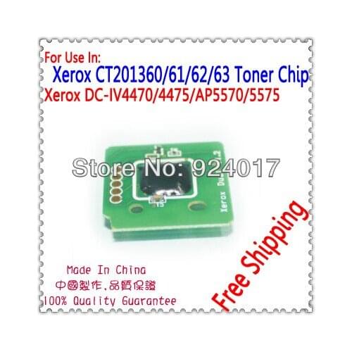 For Xerox CT201360 CT201361 CT201362 CT201363 Toner Cartridge Chip For Xerox DocuCentre-IV C4470 C4475 4470 4475 Toner Chip