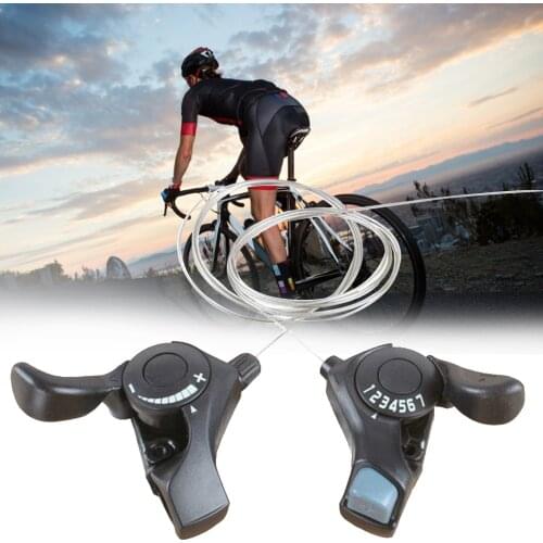 Mountain Bike Front and Rear Speed Shifter MTB Road Bike Handlebar Mounted Speed Shift Lever Bicycle Accessories