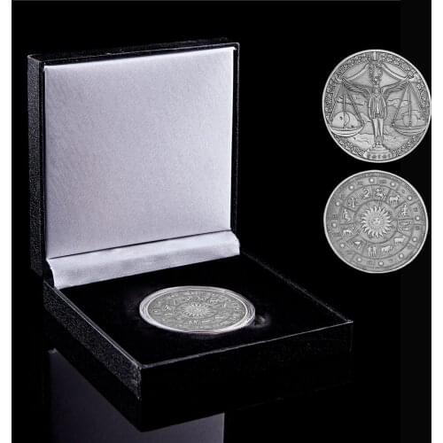 2020 Euro Constellation Libra Rare Coin Medal Zodiac Animal Coin Collection Value W/ Luxury Box