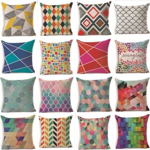 Colorful ative throw pillow case cushion Case standard bed pillow covers