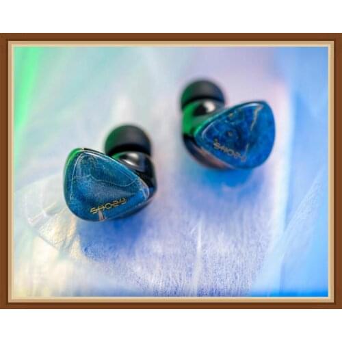 Shozy Black Hole Wooden Dynamic Detachable Hifi Monitor DJ Studio Audiophile Musician 0.78mm 2pin ACG Headset Earphones Earbuds