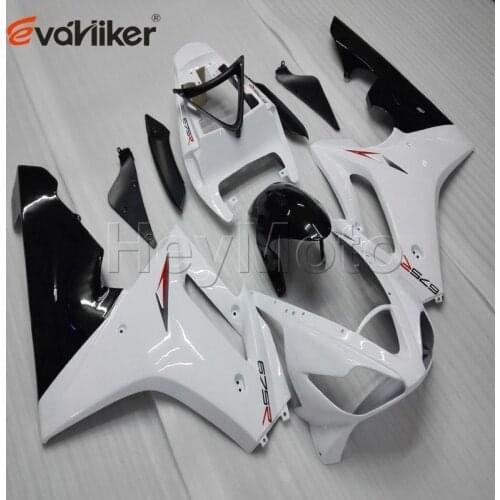 ABS fairing for 675 2006 2007 2008 black white 675 06 07 08 motorcycle Fairing hull Injection mold