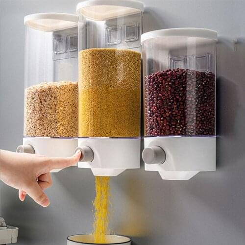 Food Moisture-Proof Storage Box Storage Container Kitchen Supplies Organization Whole Grains Transparent Plastic Tank
