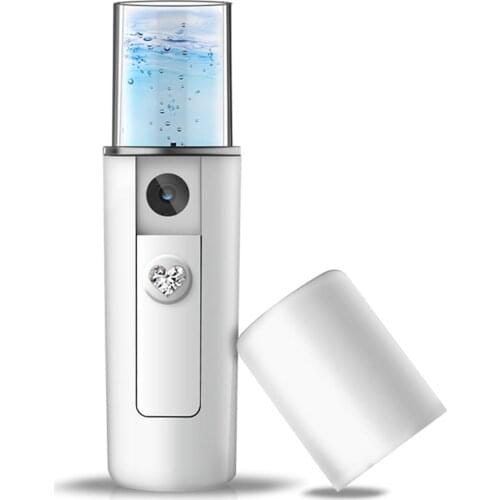 Portable Mini Nano Facial Mister Cool Mist Sprayer Fashion Facial Steamer Moisturizing Hydrating Easily Absorbed for Skin Care