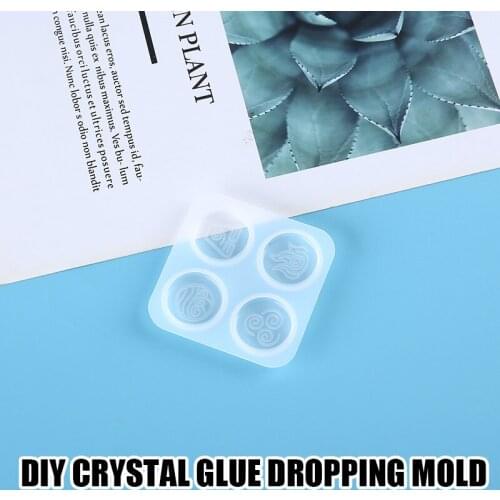 Durable 4 Cavity Religious Symbol Resin Casting Silicone Molds Epoxy Mould DIY Jewelry Crafts Accessories Tools