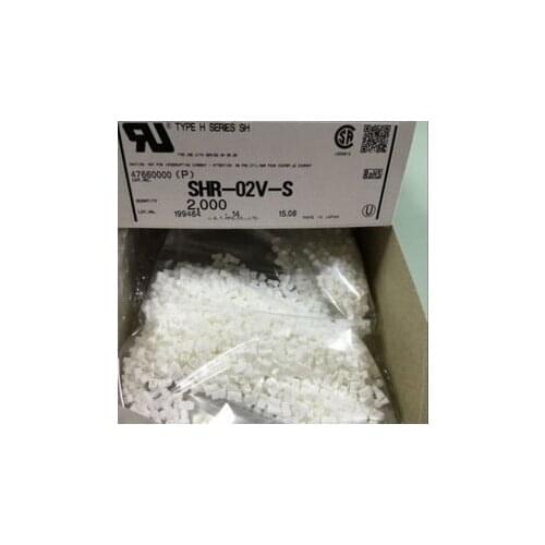 SHR-02V-S CONN HOUSING SH 2POS 1MM WHITE Housings Connectors terminals housings 100% new and original parts