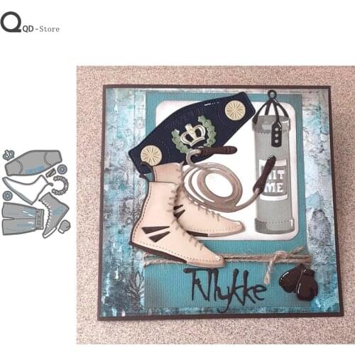 Sports Suit Shoes Pants Cutting Dies Stamps Dies Scrapbooking Mold Cut Handmade Tools DIY Craft Decoration Cutting Dies New 2020