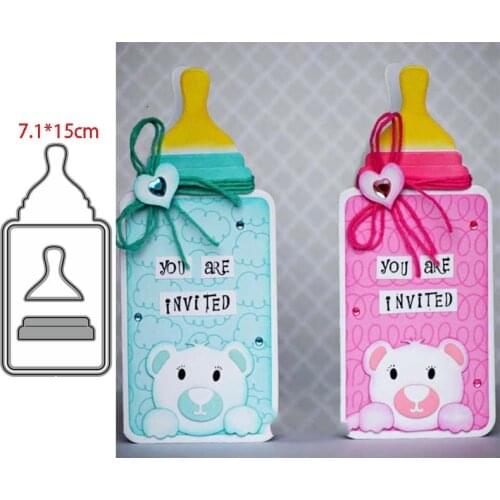 Old Sirius Baby bottle Metal cutting dies cut die mold card Scrapbook paper craft knife mould blade punch stencils new die