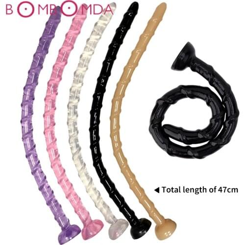 Super Long Anal Plug Anus Backyard Beads Large Dildo Butt Plug Prostata Massage Masturbation Adult Sex Toys For Woman And Men