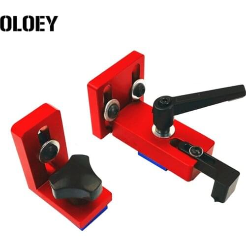 30/45 T-Track T-Slot Miter Track Stop Profile Fence Connector Sliding Brackets Miter Gauge Fence Holder DIY Woodworking Tools