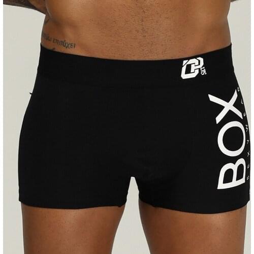 Boxer Briefs For Man Underwear Men Boxershorts Gay Cotton Breathable Sexy Boxers Hottest 2 Colors Free Shipping M-2XL