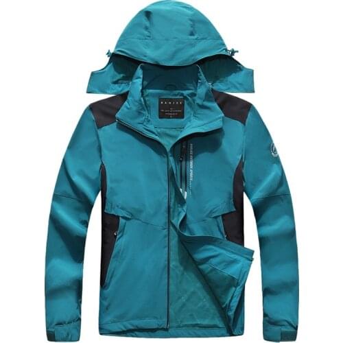 Outdoor Trekking Men Women Waterproof Windproof Single Jacket Breathable Comfortable Sports Climbing Camping Hiking Travel Coat