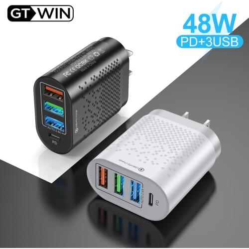 4 Port Mobile Phone Charger Quick Charging 48W Universal USB Charger for Xiaomi 5S 6Max Samsung Galaxy Note8 Huawei P9 Honor 8