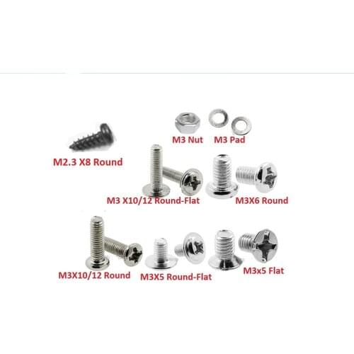 100pcs M3 Nut Cross screw M3 5MM 10MM 12MM M2.5 M2 6MM 8MM for DIY Circuit board