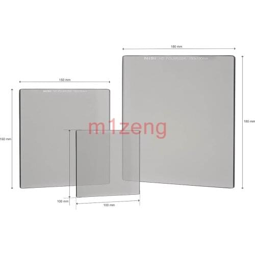 100x100 150x150 180x180 mm HD polarizer linear CPL square glass lens Filter 1 stop for dslr mirrorless camera landscape