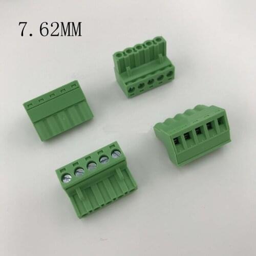 2EDG7.62 Pluggable Terminal Block Plug Socket Set Terminal