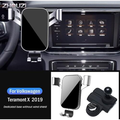 Car Mobile Phone Holder Special Air Vent Mounts GPS Stand Navigation Bracket For Volkswagen VW Teramont X 2019 Car Accessories