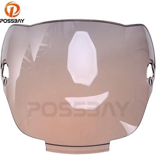 POSSBAY Motorcycle Windshield Double Bubble Wind Deflector Bike Scooter Windscreen For Honda CBR 600 F2 1991 1992 1993 1994