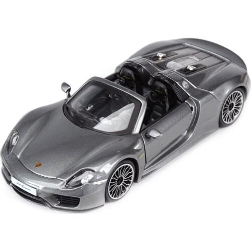 Bburago 1:24 918 Spyder Sports Car Static Die Cast Vehicles Collectible Model Car Toys