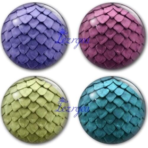 Dragon Egg Round Glass Cabochon dragon Art Pendant Making Photo Cameo Cabochon Setting Supplies for Jewelry Accessories