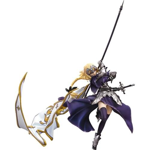 Fate/Apocrypha Jeanne D Arc Anime Figures 19CM Joan of Arc Flag Dolls Decoration PVC Action Figure Collectible For Kids Toys