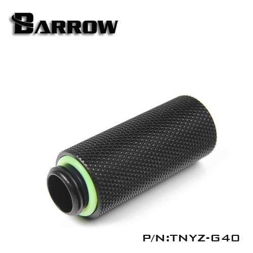 Barrow TNYZ-G40, 40mm Male To Female Extender Fittings, G1 / 4 Male To Female Water Cooling Fittings