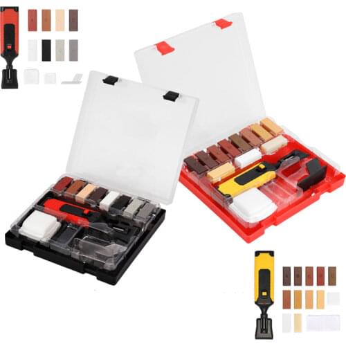 Laminate Repairing Kit Wax System Floor Worktop Sturdy Casing Chips Scratches Mending Tool Set repair hand tool kit