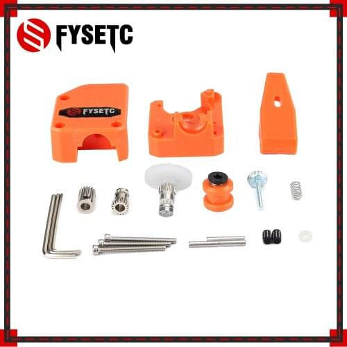 Latest Orange Upgrade BMG Extruder Cloned Extruder Dual Drive Extruder For Wanhao D9 CR10 Ender 3 Anet E10