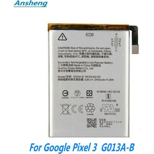 Original G013C-B G013A-B Battery For Google Pixel 3 Pixel 3 XL Pixel3 Mobile Phone