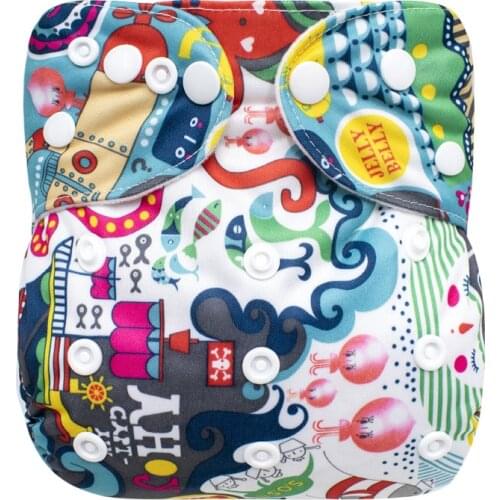 Newborn Adjustable Size Washable Pocket Baby Nappies Diaper Reusable Cloth Nappy Cover For Baby Kids Toddler